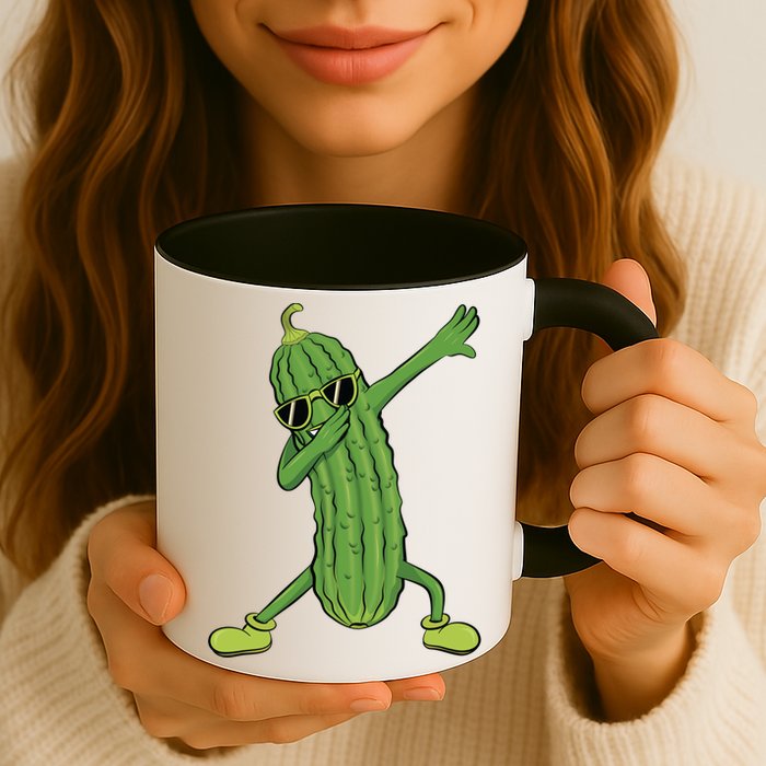 Dabbing Pickle Dancing Cucumber Lover Funny Funny Gift Mug