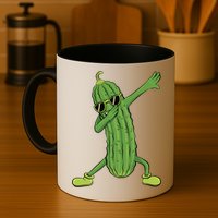 Dabbing Pickle Dancing Cucumber Lover Funny Funny Gift Mug