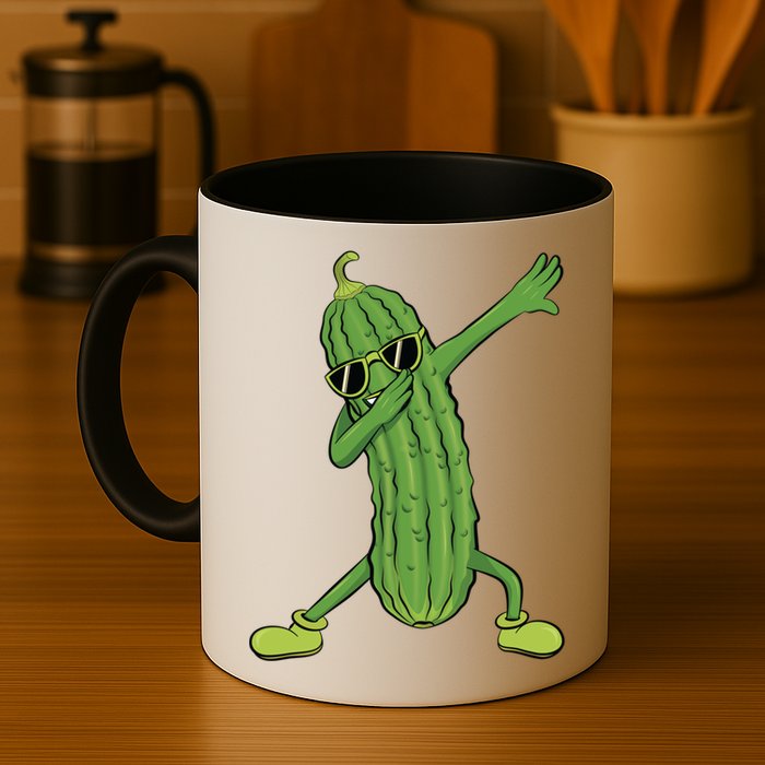 Dabbing Pickle Dancing Cucumber Lover Funny Funny Gift Mug