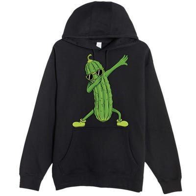 Dabbing Pickle Dancing Cucumber Lover Funny Funny Gift Premium Pullover Hoodie