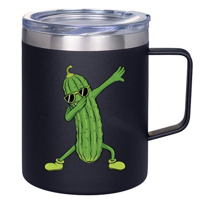 Dabbing Pickle Dancing Cucumber Lover Funny Funny Gift 12oz Stainless Steel Coffee Mug