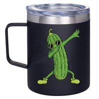Dabbing Pickle Dancing Cucumber Lover Funny Funny Gift 12oz Stainless Steel Coffee Mug
