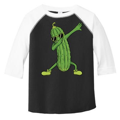 Dabbing Pickle Dancing Cucumber Lover Funny Funny Gift Toddler Fine Jersey T-Shirt