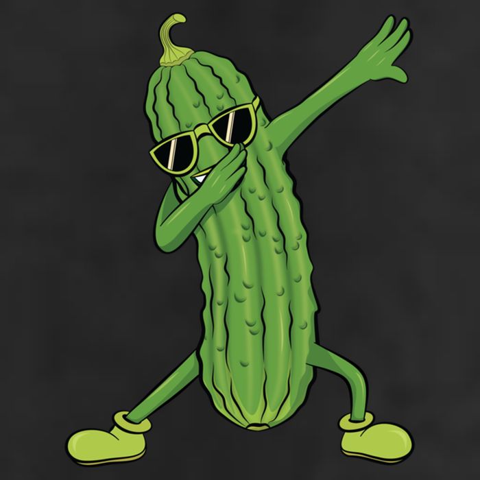 Dabbing Pickle Dancing Cucumber Lover Funny Funny Gift Golf Towel
