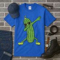 Dabbing Pickle Dancing Cucumber Lover Funny Funny Gift Tall T-Shirt