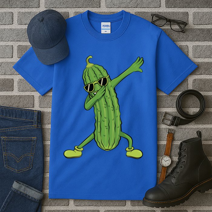 Dabbing Pickle Dancing Cucumber Lover Funny Funny Gift Tall T-Shirt