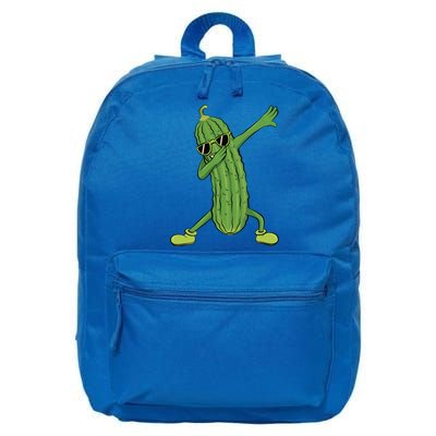 Dabbing Pickle Dancing Cucumber Lover Funny Funny Gift 16 in Basic Backpack