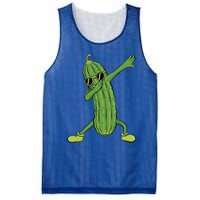 Dabbing Pickle Dancing Cucumber Lover Funny Funny Gift Mesh Reversible Basketball Jersey Tank