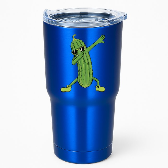 Dabbing Pickle Dancing Cucumber Lover Funny Funny Gift Tumbler