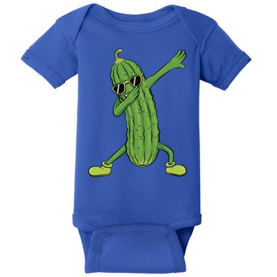 Dabbing Pickle Dancing Cucumber Lover Funny Funny Gift Baby Bodysuit