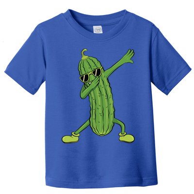 Dabbing Pickle Dancing Cucumber Lover Funny Funny Gift Toddler T-Shirt
