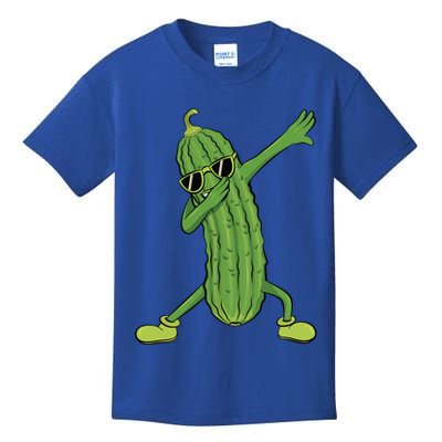 Dabbing Pickle Dancing Cucumber Lover Funny Funny Gift Kids T-Shirt