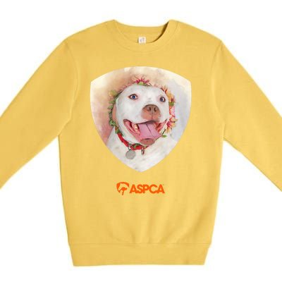 Dog Portrait Premium Crewneck Sweatshirt