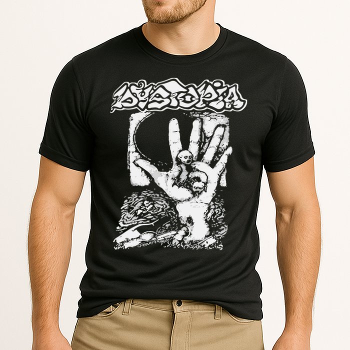Dystopia Pollution Cooling Performance Crew T-Shirt