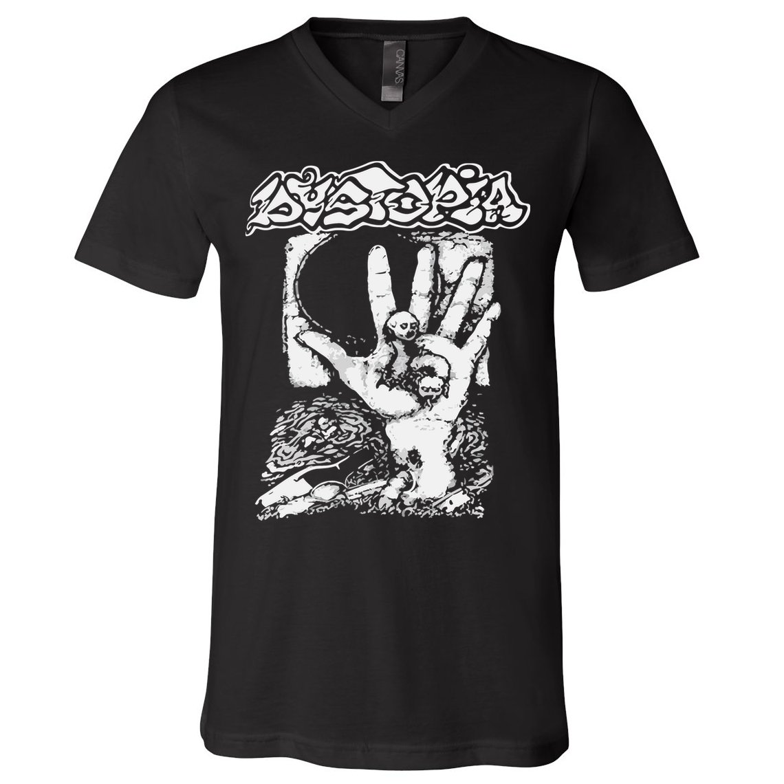Dystopia Pollution V-Neck T-Shirt