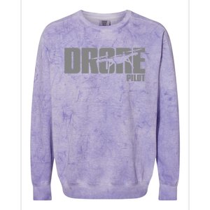 Drone Pilot Drone Operator Drone Life Colorblast Crewneck Sweatshirt