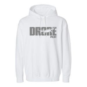 Drone Pilot Drone Operator Drone Life Garment-Dyed Fleece Hoodie