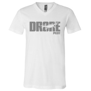 Drone Pilot Drone Operator Drone Life V-Neck T-Shirt