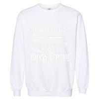 Dart Players Darts Are Like Sex Stick Anywhere Funny Garment-Dyed Sweatshirt