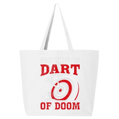 Darts Player Dart Of The Doom Funny Darts Lovers 25L Jumbo Tote