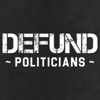 Defund Politicians Defund The Government 7 Panel Mesh Trucker Snapback Hat