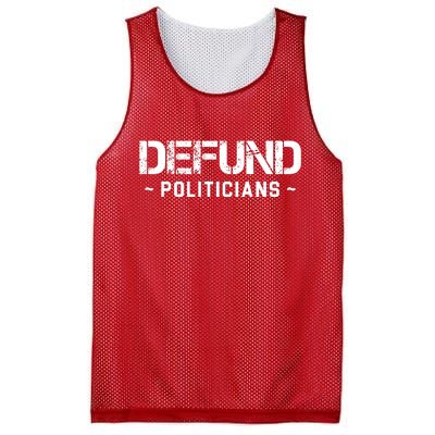 Defund Politicians Defund The Government Mesh Reversible Basketball Jersey Tank