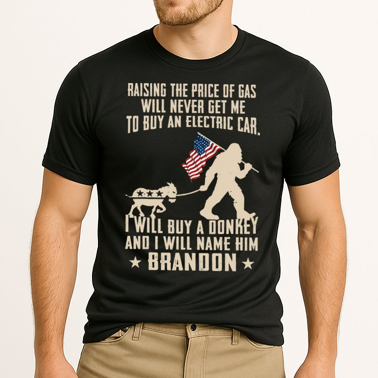 Donkey Pox Destroying America Funny Bigfoot Anti Biden Cooling Performance Crew T-Shirt