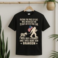 Donkey Pox Destroying America Funny Bigfoot Anti Biden T-Shirt