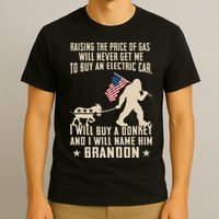 Donkey Pox Destroying America Funny Bigfoot Anti Biden T-Shirt