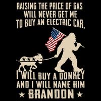 Donkey Pox Destroying America Funny Bigfoot Anti Biden T-Shirt