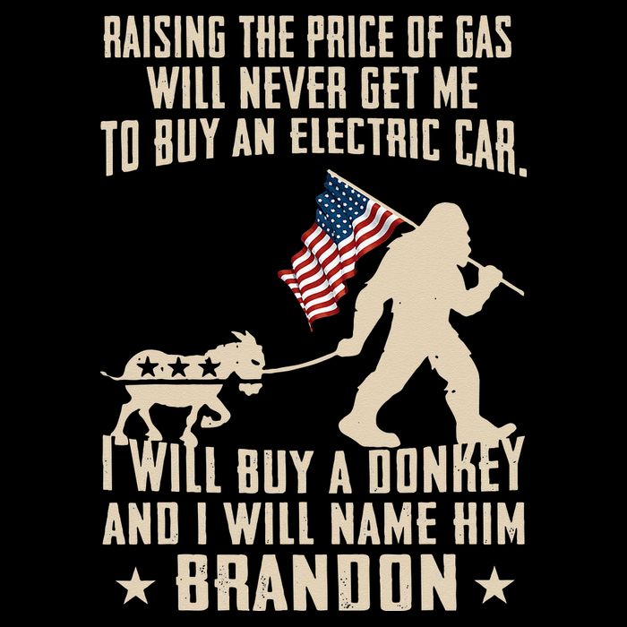 Donkey Pox Destroying America Funny Bigfoot Anti Biden T-Shirt