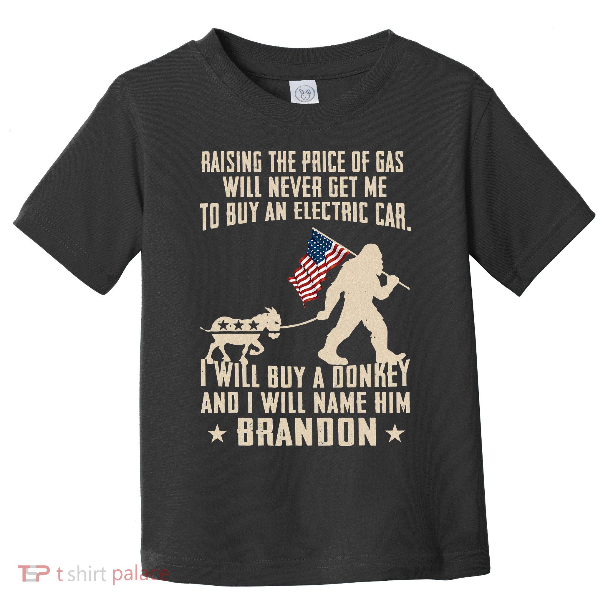 Donkey Pox Destroying America Funny Bigfoot Anti Biden Toddler T-Shirt