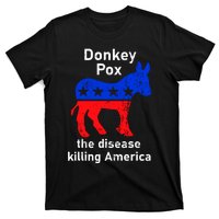 Donkey Pox Donkey Political Funny Satire T-Shirt