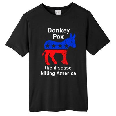 Donkey Pox Donkey Political Funny Satire Tall Fusion ChromaSoft Performance T-Shirt