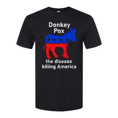 Donkey Pox Donkey Political Funny Satire Softstyle CVC T-Shirt