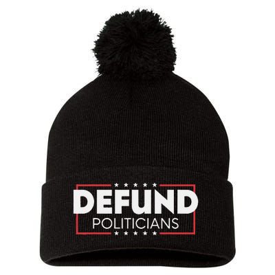 Defund Politicians Pom Pom 12in Knit Beanie