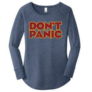 DonT Panic Women's Perfect Tri Tunic Long Sleeve Shirt