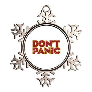 DonT Panic Metallic Star Ornament