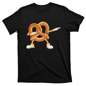 Dabbing Pretzel Dab Pretzel Dancing Pretzel Birthday Party T-Shirt