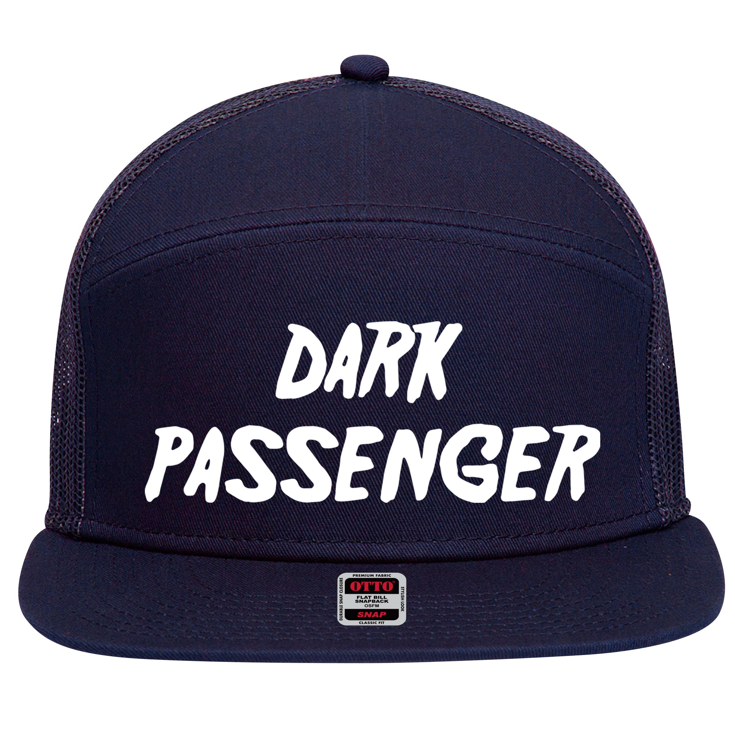 Dark Passenger 7 Panel Mesh Trucker Snapback Hat