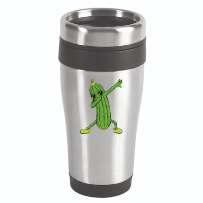 Dabbing Pickle Dancing Cucumber Lover Funny Gifts 16oz Travel Tumbler