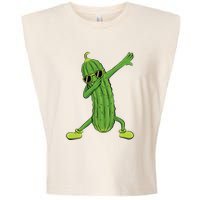 Dabbing Pickle Dancing Cucumber Lover Funny Gifts Garment-Dyed Women's Muscle Tee