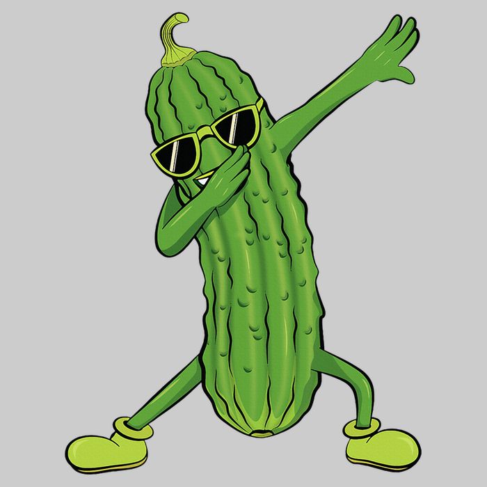 Dabbing Pickle Dancing Cucumber Lover Funny Gifts Tie-Dye T-Shirt