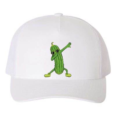 Dabbing Pickle Dancing Cucumber Lover Funny Gifts Yupoong Adult 5-Panel Trucker Hat