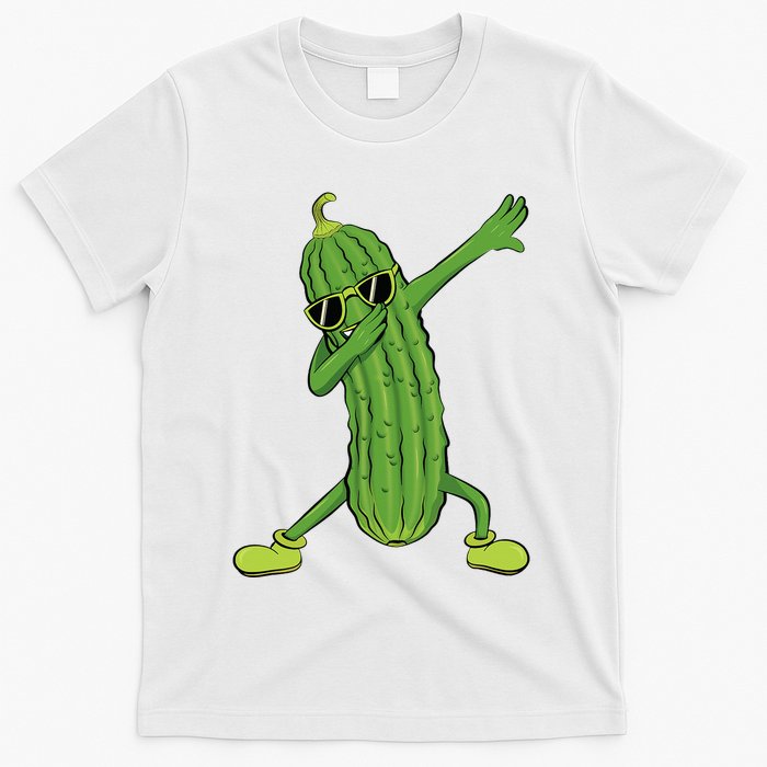 Dabbing Pickle Dancing Cucumber Lover Funny Gifts T-Shirt