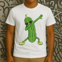 Dabbing Pickle Dancing Cucumber Lover Funny Gifts T-Shirt
