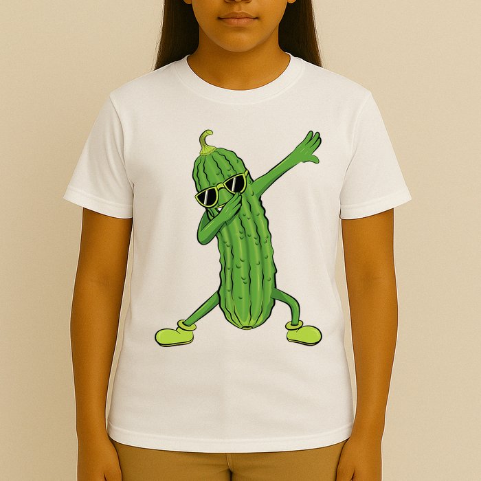 Dabbing Pickle Dancing Cucumber Lover Funny Gifts T-Shirt