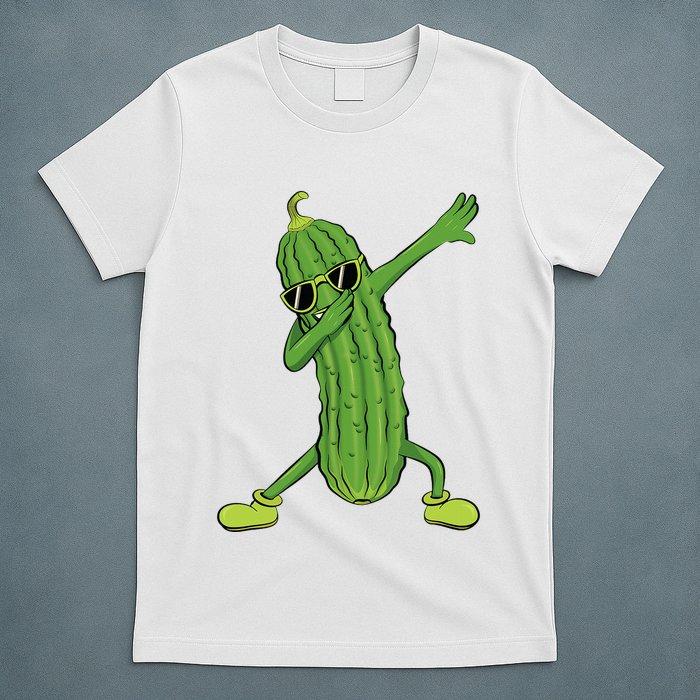 Dabbing Pickle Dancing Cucumber Lover Funny Gifts T-Shirt