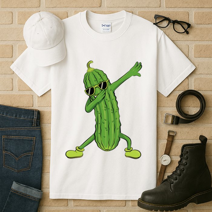 Dabbing Pickle Dancing Cucumber Lover Funny Gifts Tall T-Shirt