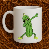 Dabbing Pickle Dancing Cucumber Lover Funny Gifts Mug